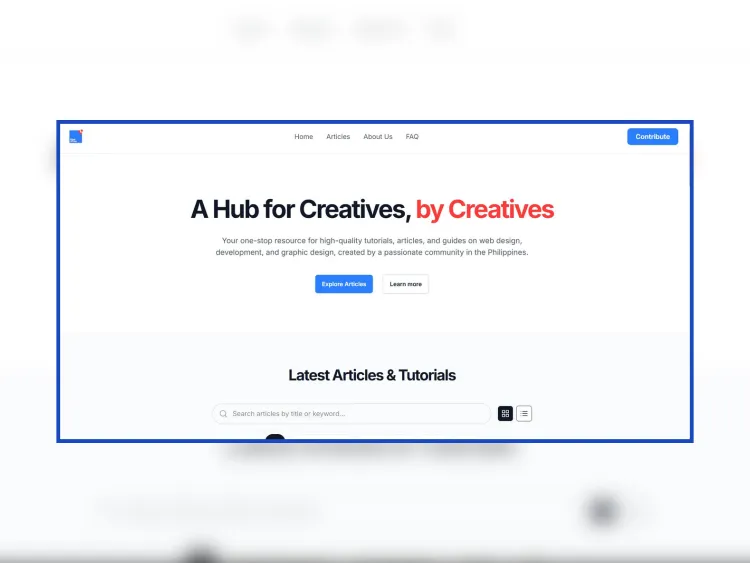 Screenshot of the Pixel & Fuse article website